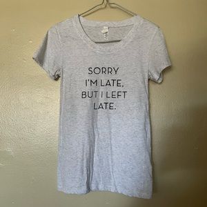 Bella grey T-shirt size small